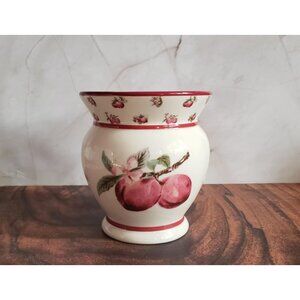 Vintage Tea light candle wax/oil warmer with Peach Design